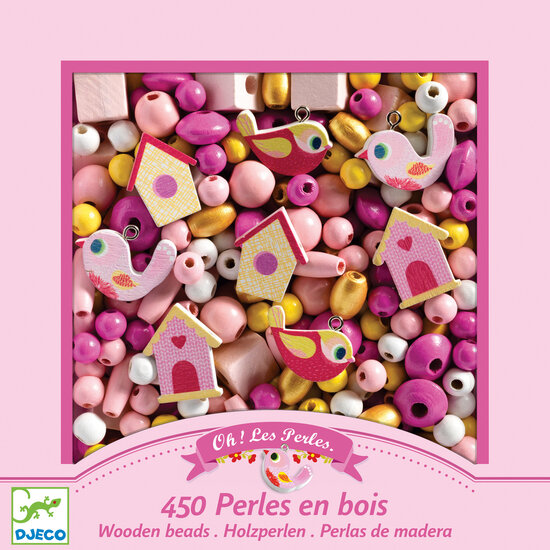 Djeco Djeco perles en bois - Birds