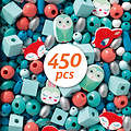Djeco Djeco wooden beads - Little animals