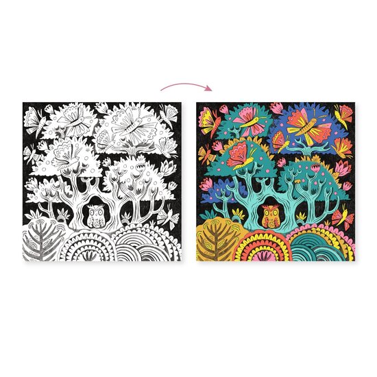 Djeco Djeco coloriage 3D Forêt fantastique