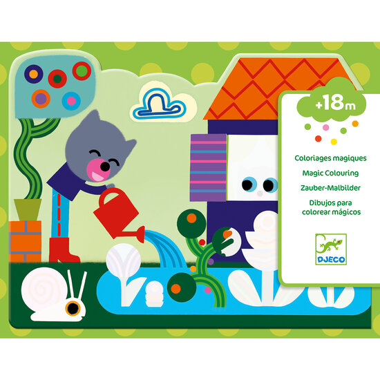 Djeco Magic colouring Hidden in the garden - Djeco