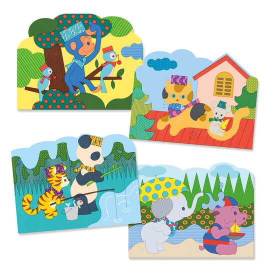 Djeco Magic colouring Hidden outside - Djeco