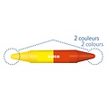Djeco Crayons de cire double côtés 8 pièces - Djeco