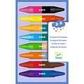 Djeco Wax crayons double-sided 8 pieces - Djeco
