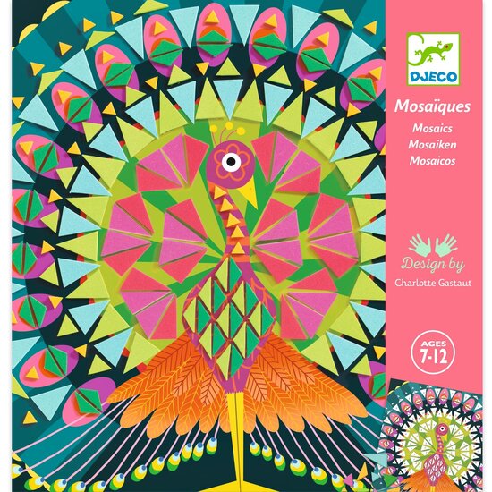 Djeco Mosaics Coco - art by numbers +8 yrs - Djeco