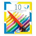 Djeco Djeco 10 felt brushes neon