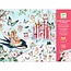 Djeco Djeco 90 rub-on transfers and 3 backgrounds Fairyland