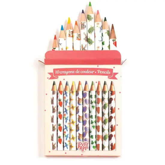 Djeco Djeco | Crayons de couleur Mini Aïko