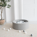Moje Moje | Ball Pool Bouclé - Grey 90x30 cm + Balls