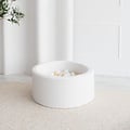 Moje Moje | Ball Pool Bouclé - White 90x40 cm + Balls