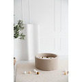 Moje Moje | Piscine à balles Bouclé - Beige 90x40 cm + Balles