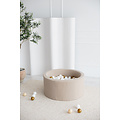 Moje Moje | Ballenbad Bouclé - Beige 90x40 cm + Ballen