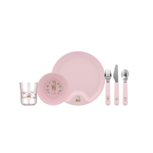 Mepal / Little Dutch | Eetset Mio Fairy Garden 6-delig