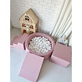 Moje Moje | Cotton 3 Elements + Ball Pool - Pink 90x30 cm + 200 Balls