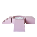 Moje Moje | 3 Elementen + Ballenbad - Cotton Pink 90x30 cm + 200 Ballen