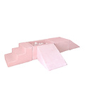 Moje Moje | 4 elementen + Ballenbad - Soft Velvet Light Pink 65x35x30 cm + 100 Ballen