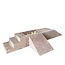 Moje Moje | Soft Velvet 4 Elements + Ball Pool 65x35x30 cm + 100 Balls - Dark Beige