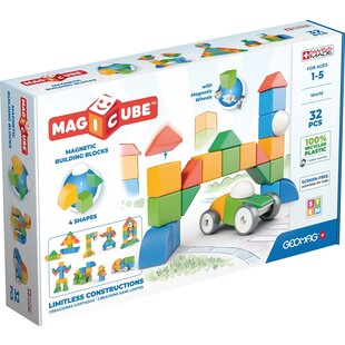 Geomag | Magicube 4 Formen Recycled World 32 Stück