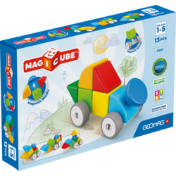 Geomag | Magicube Blokken Gerecyclede Auto's 13 Stuks