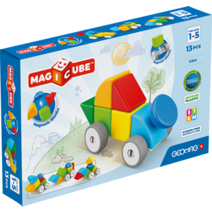 Geomag | Blocs Magicube Voitures recyclées 13 pièces