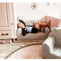 Baby Steps Baby Steps | Children's sofa Velvet Ecru