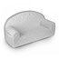 Baby Steps Baby Steps | Kindersofa Velvet Grey