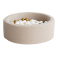 Moje Moje | Bällebad Bouclé - Beige 90x30 cm + Bälle