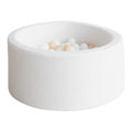 Moje Moje | Ball Pool Bouclé - White 90x40 cm + Balls