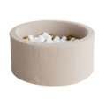 Moje Moje | Bällebad  Bouclé - Beige 90x40 cm + Bälle