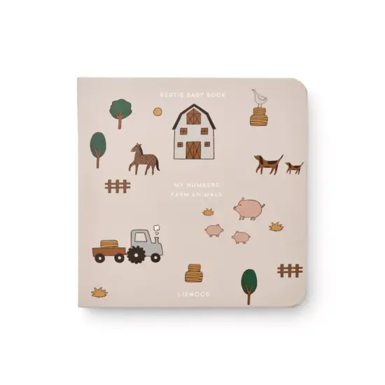 Liewood Liewood Bertie Baby Book Colour Farm/Sandy