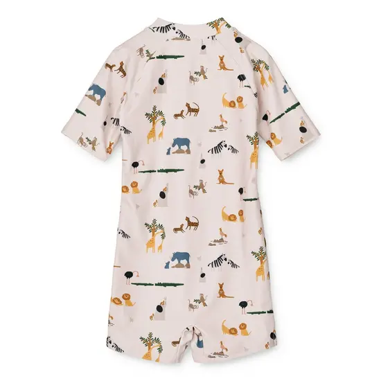 Liewood Liewood Max Bedrukte Jumpsuit All Together/Sandy