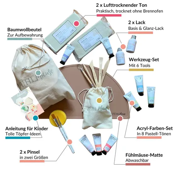 Fühlmäuse Fühlmäuse |  Töpfer-Set