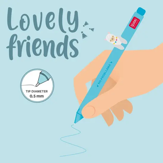 Legami Legami | Gelstift - Lovely Friends - Llama