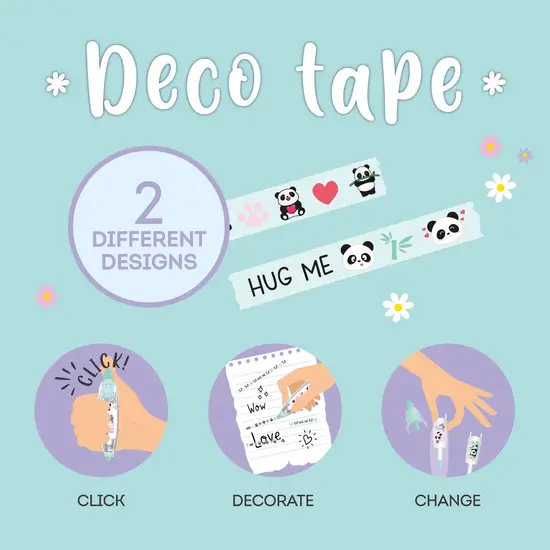 Legami Legami | Tape Pen for Decoration - Deco Tape - Panda