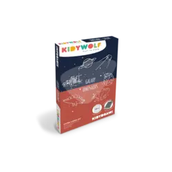 Kidywolf | Refill Kidydraw - Mini Extra Cards with Galaxy and Dinosaurs Theme