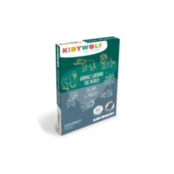 Kidywolf | Refill Kidydraw - Mini Extra Cards With The Theme Animals From Around The World And Oceans & Pirates