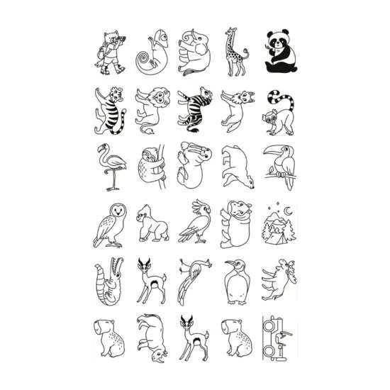 Kidywolf Kidywolf | Refill Kidydraw - Mini  Extra kaarten Met Het Thema Er Was Eens en Dieren