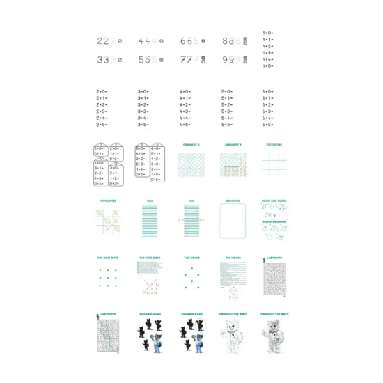 Kidywolf Kidywolf | Refill Kidydraw - Mini Extra Cards with the Theme Games and Education