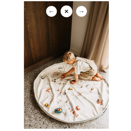 Play and Go Play&Go | Original - Double Print Storage bag and play mat Citymap