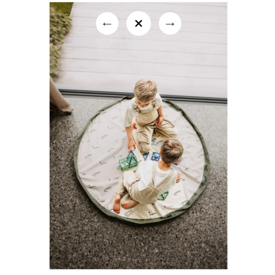 Play and Go Play&Go | Original - Single Print Sac de rangement et tapis de jeu Croco