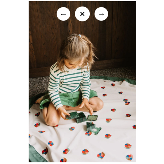 Play and Go Play&Go | Original - Single Print Aufbewahrungstasche und Spielmatte Snail