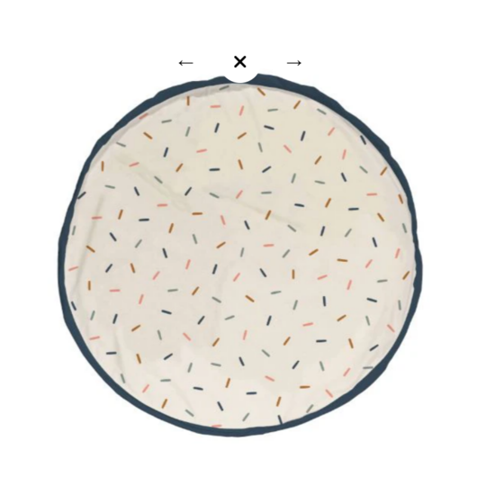 Play and Go Play&Go | Original - Single Print Sac de rangement et tapis de jeu Confetti