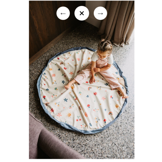 Play and Go Play&Go | Original - Single Print Sac de rangement et tapis de jeu Funny Days