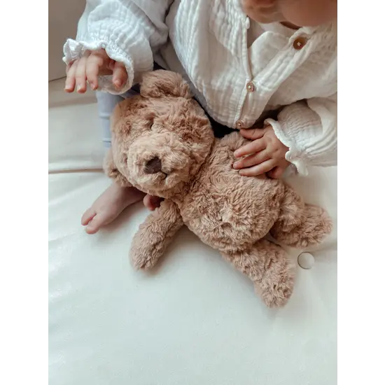 Flow Amsterdam Flow Amsterdam | Lou Marron - Peluche rechargeable avec capteur de fréquence cardiaque