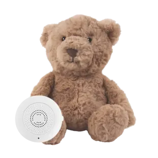 Flow Amsterdam | Lou Marron - Peluche rechargeable avec capteur de fréquence cardiaque
