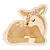 Little Dutch Little Dutch | Room rug Deer 103x110cm