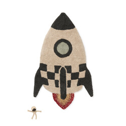 Lorena Canals | Teppich Waschbarer Teppich Rocket 85 x 135 cm