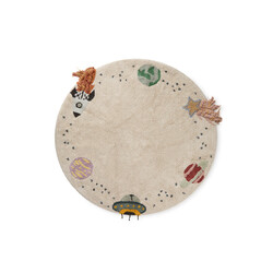 Lorena Canals | Tapis Washable Rug Interstellar Journey Ø140cm