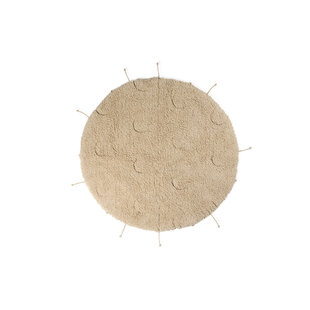 Lorena Canals | Waschbarer Teppich Moon Multishape Ø100cm