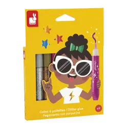 Janod | Glitter Glue x9 Tubes