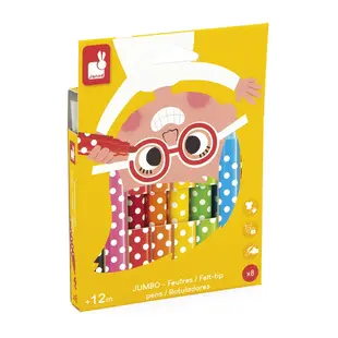 Janod | Jumbo Viltstiften x8